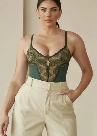 Sculpting Lace Shapewear Bodysuit