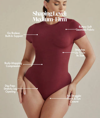 Butter Sculpt® Tee Seamless Shapewear Bodysuit