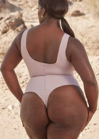 Scoop Tank Hourglass Shapewear Thong Bodysuit