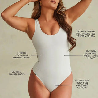 Scoop Tank Hourglass Shapewear Cheeky Bodysuit