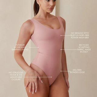Scoop Tank Hourglass Shapewear Cheeky Bodysuit
