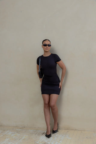 Mini Tee Sculpting Dress