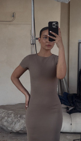 Maxi Tee Sculpting Dress