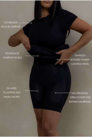 Mini Tee Sculpting Dress