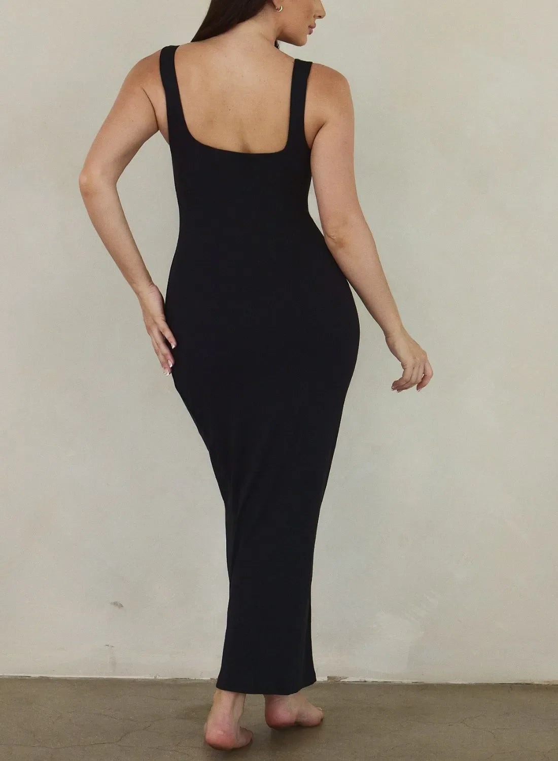 Pinsy Shapewear | Scoop Neck Hourglass Shapewear Dress Black / L Pinsy Shapewear | Scoop Neck Hourglass Shapewear Dress Black / L
