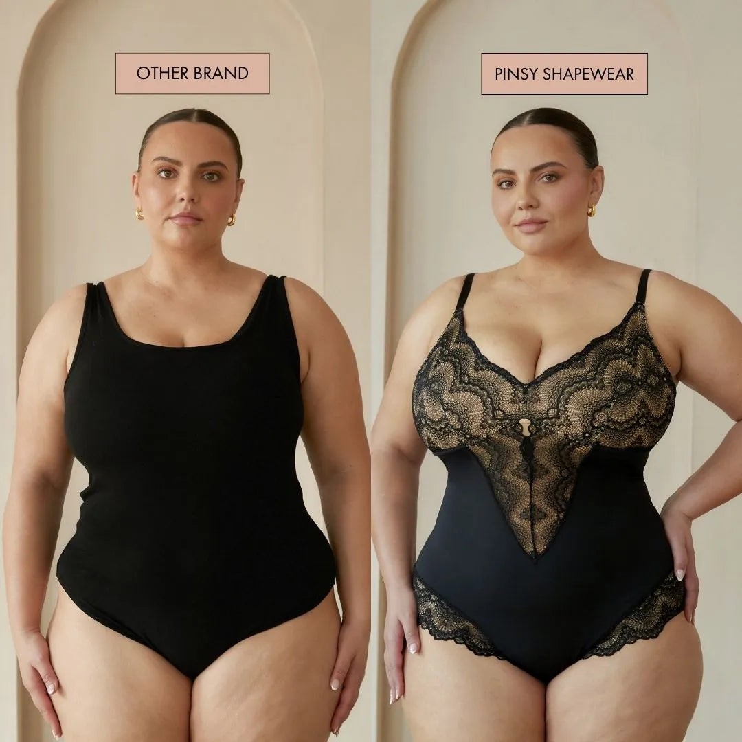 Penkiiy Women's Sheer Mesh Sleeveless Floral Lace Spaghetti Strap Cami  Bodysuit Tops Black Shapewear Tummy Control 
