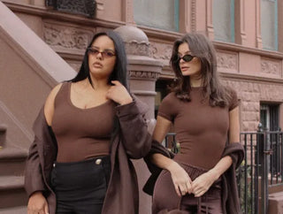 Rib Sculpt High Neck Shapewear Bodysuit