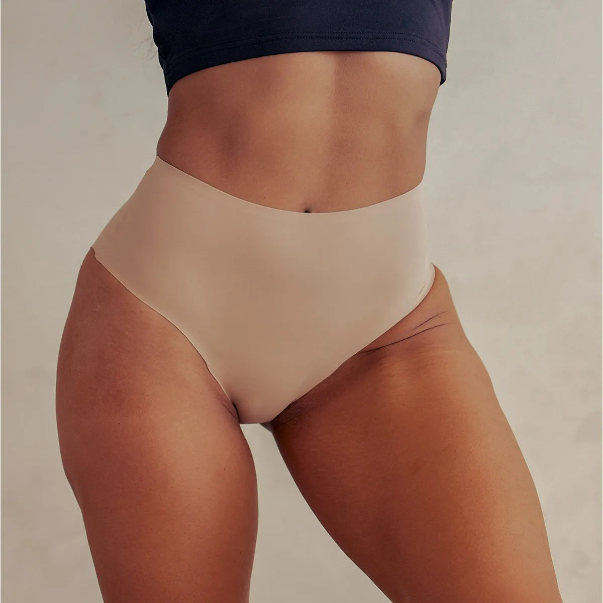 Women's Panty Seamless Underwear Fitted High Waisted Sexy Pure